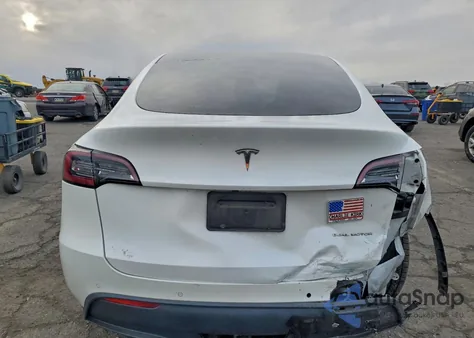 2020 Tesla Model Y из США, поврежденный, VIN 5YJYGDEE1LF021049